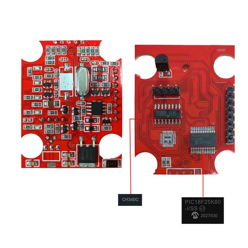 100% Chip PIC18F25K80 Skaner diagnostyczny USB ELM327 V1.5 OBD2 ELM 327 V1.5/1.5 USB Switch CA/MS CAN Dla Forscan Czytnik kodów OBDII