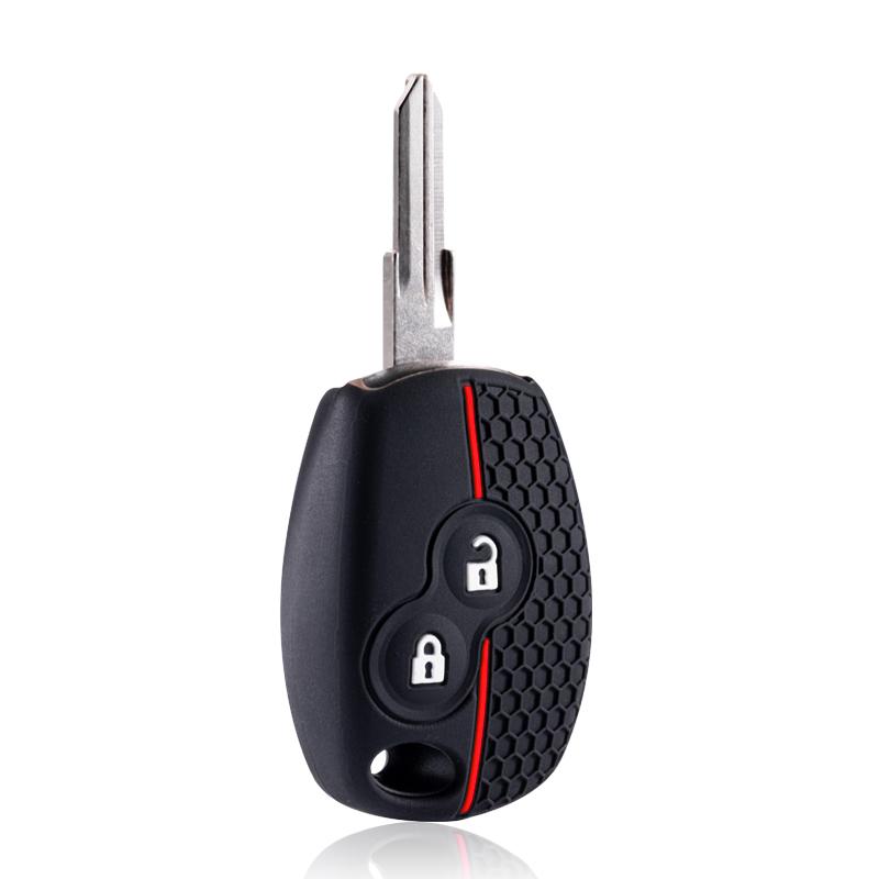 New Silicone Car Key Case For Renault Trafic Clio Duster Logan Dacia Sandero For Nissan Terrano Almera