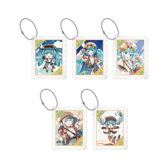 Nendoroid Hatsune Miku 100th Anniversary Exhibition Trading Acrylic Keyholder (BOX) - Complete Set