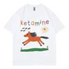 Funny Ketamine Horse Meme Tshirt Men Women Clothing Harajuku Y2k Short Sleeve T Shirts Summer Fashion Casual Cotton Tshirts