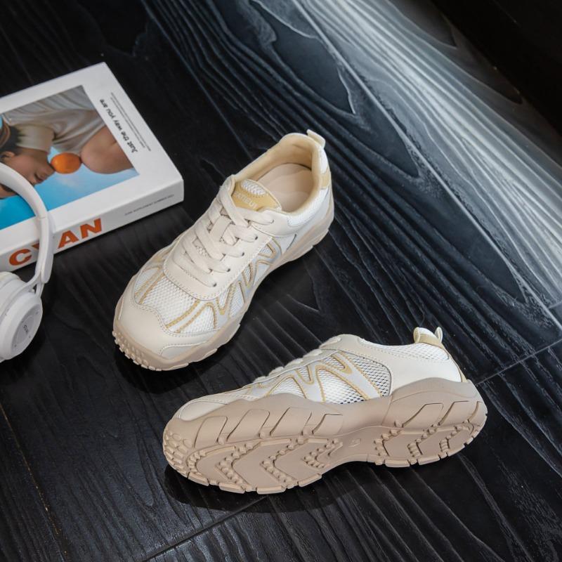 Mesh breathable dad shoes women show small feet summer new shoes thick-soled soft-soled explosive casual shoes