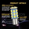 Ruiandsion 2pcs 1156 BA15S LED Light Bulbs Super Bright 5050 Chips 27SMD DC 6V LED Bulb for Reverse Turn signal Light,White