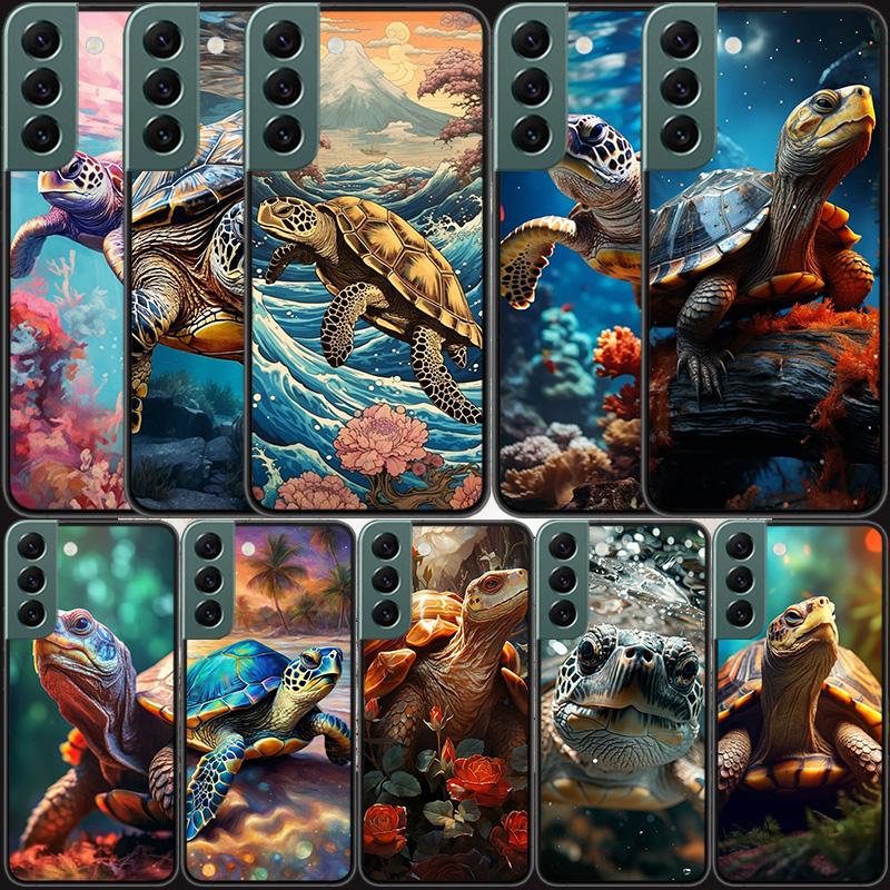 Marine Organisms, Sea Turtles, And Animals Phone Case For Samsung Galaxy S22 S25 Ultra S21 S10 Plus S26 Edge S20 S23 S24 FE