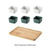 Wutuo Ceramic Partitioned Snack Platter