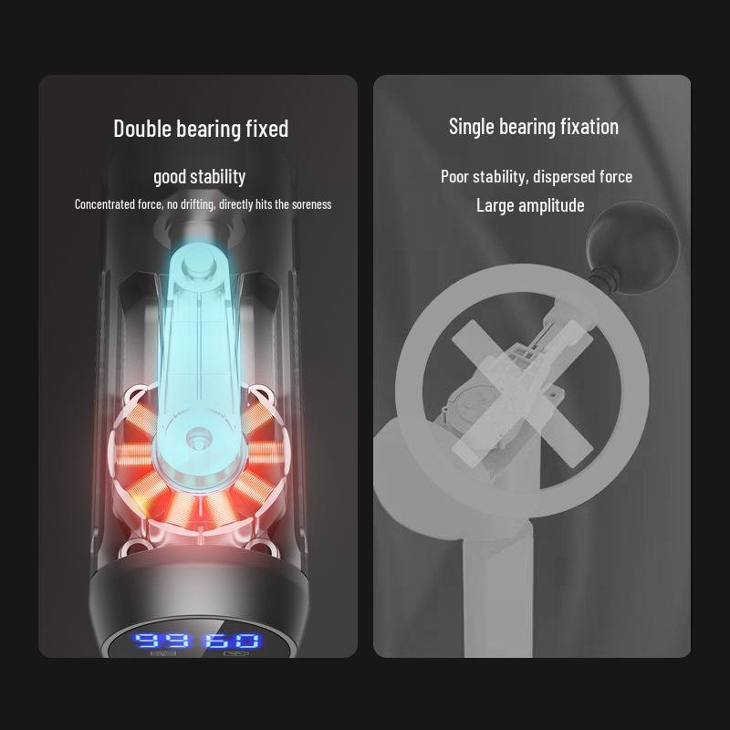 Professional LCD Frequency Conversion Massage Gun