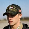Baseball Cap Mid-Profile Embroidered Cap American Flag Hat Structured Eagle Cap For Everyday Use Commemorative Events Outdoor