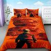 3pcs Naruto Duvet Cover Anime Cartoon Bedding Set Quilt Cover Twin Full Single Size Teens Boys Bedroom Dormitory Decor