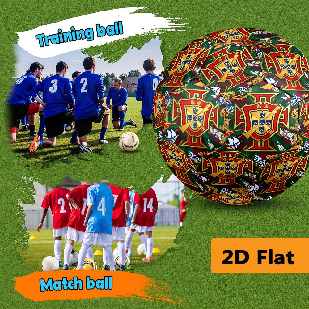 National Emblem Design Soccer Ball Suitable for Both Training and Competition Suitable for Training, Competition, and Indoor and Outdoor Sports.
