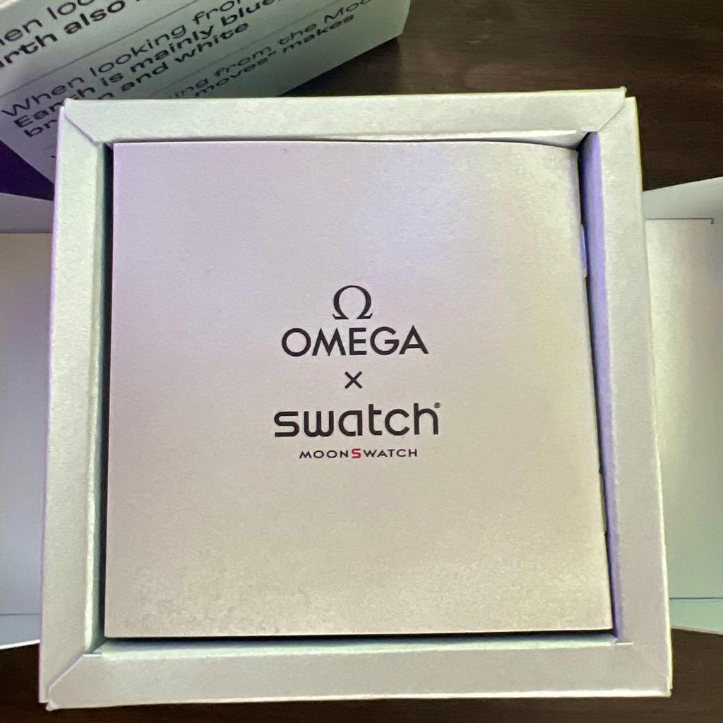 Used New OMEGASwatch Earthphase MoonSwatch complete item
