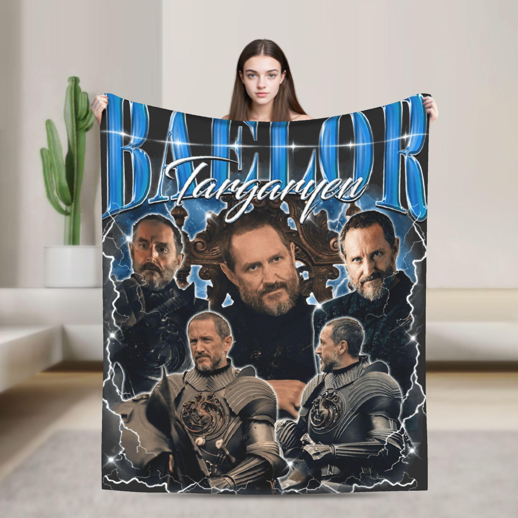 

Baelor Targaryen Blanket Warm Soft Print Plush Bedding Throws For Children Couch Bed Flannel Bedspread Bed Cover 75x90cm