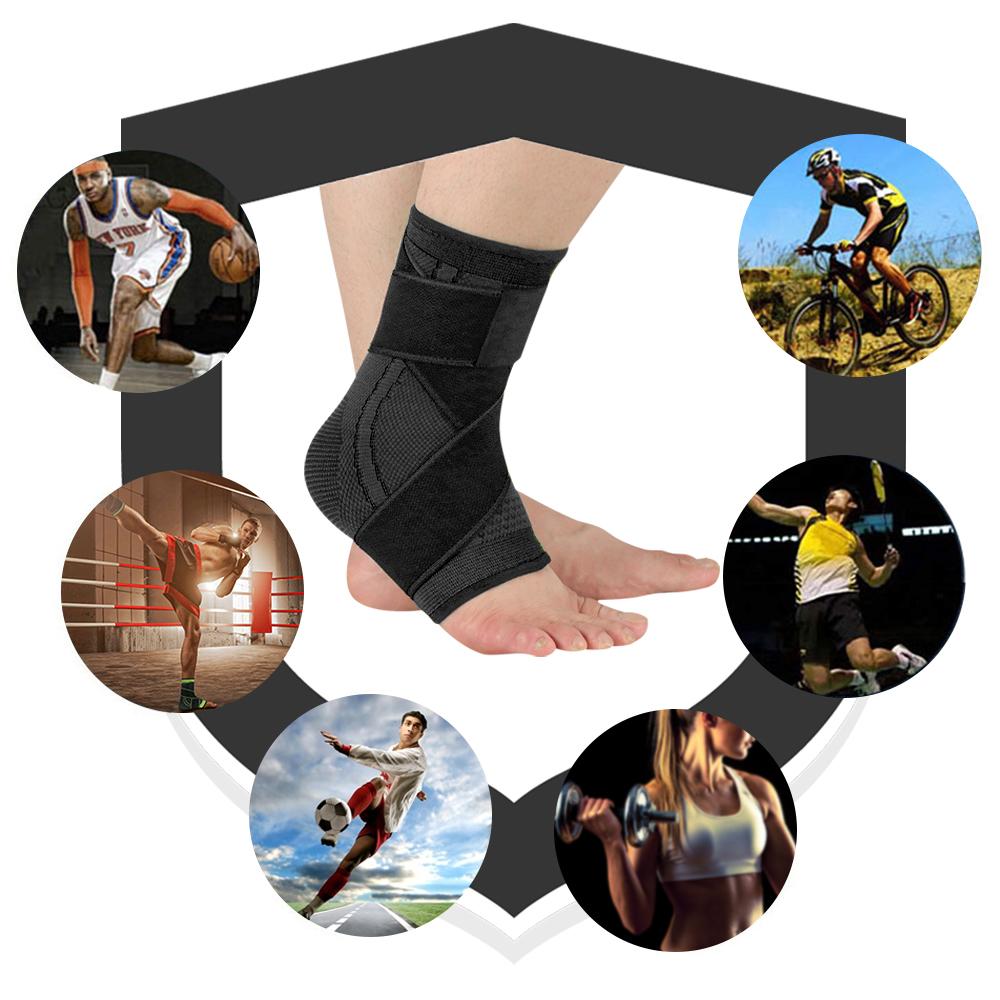 Comprar SKDK 1PC 3D Pressurizado Bandagem Tornozelo Suporte Pulso Esportes  Ginásio Badminton Tornozelo Protetor Tira Pé Mangas Cinto Elástico YSX a  partir de 4.07 | Joom