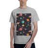 Solar System Space Planets Universe Men TShirt Plus Size T Shirts Mens Crew Neck Cotton Tees Short Summer Male