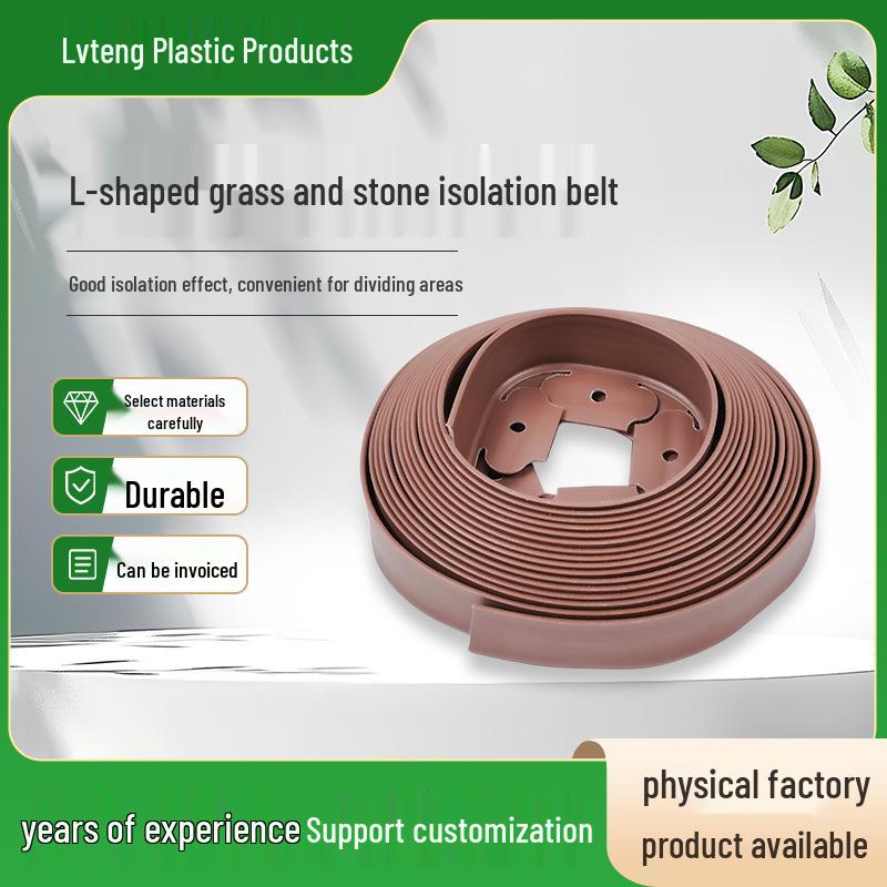 

L-Shaped Grass-Stone Garden Edging Strip 3 Stakes