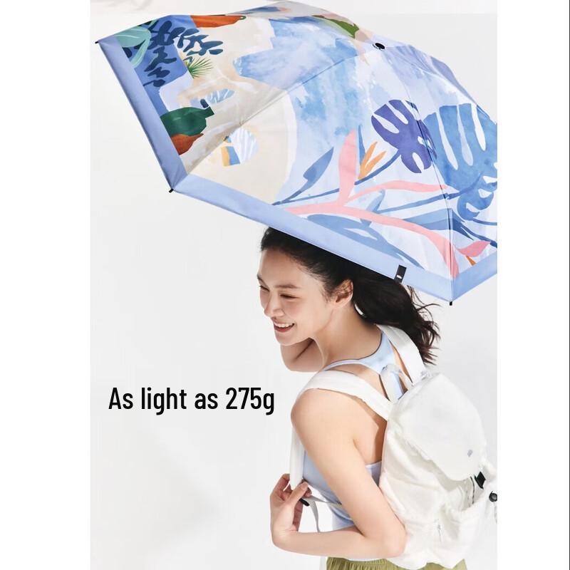 Beneunder Women's UV Protection Sun & Rain Umbrella - Distant Mountain Path