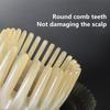 Wide Tooth Massage Comb Scalp Brush Horn Combs Gua Soother Ergonomic Handle Detangle Hair Dandruff Removal Massager For Home
