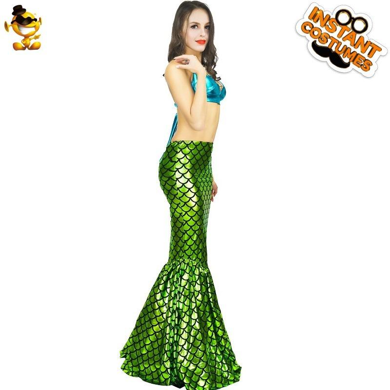 Halloween Adult Female Cosplay Mermaid Party Costumes, Stage Costumes Party Clothes Cosplay