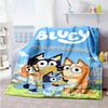 Bluey 86 Customize Your Name Blanket Lightweight Customizable Blanket Soft & Cozy Suitable for Chair Nap Living Room Bedding All-Season Use