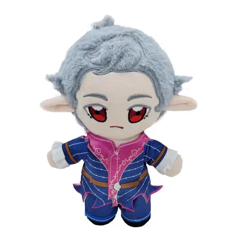 Baldurs Gate 3 Astarion Plush Toy 8.6 Inch Soft Stuffed Animal Cute Doll Gift for Game Fans Kids Birthday Christmas