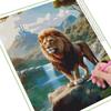 Diamantmalerei Neue Kollektion 2024 Wildes Tier Löwe DIY Vollquadrat Rundbohrer Strass Stickerei Kunst Mosaik Kreuzstich Kits