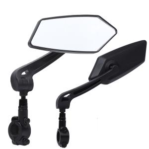 Bicycle Rear View Mirror Extra Large 2 Pieces 360 Degree Rear View Mirrors For Bicycle Ebike Mountain Bike MTB (Left + Right)