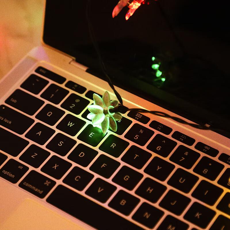 LED Solar Double-Layer Lotus String Lights