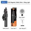 TOKQI C20 Magnetic Selfie Stick Tripod for iPhone Magsafe Hidden Clamp 1/4" Thread Compatible Android Smartphone Action Camera 7