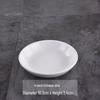 Pure White Ceramic Seasoning Dish for Soy Sauce and Vinegar - Ideal for Creative Hotel or Restaurant Use