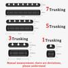 7-hole Cable Manager USB Cable Fixed Hub Self-adhesive Power Cord Fixed Clip Headphone Winder
