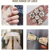 165pcs/sheet Pearl Stickers,Space Themed Glitter Decoration for Makeup, Nails, Hair, Phone, Scrapbooking, Single Use, Round Shape, Alcohol-Free