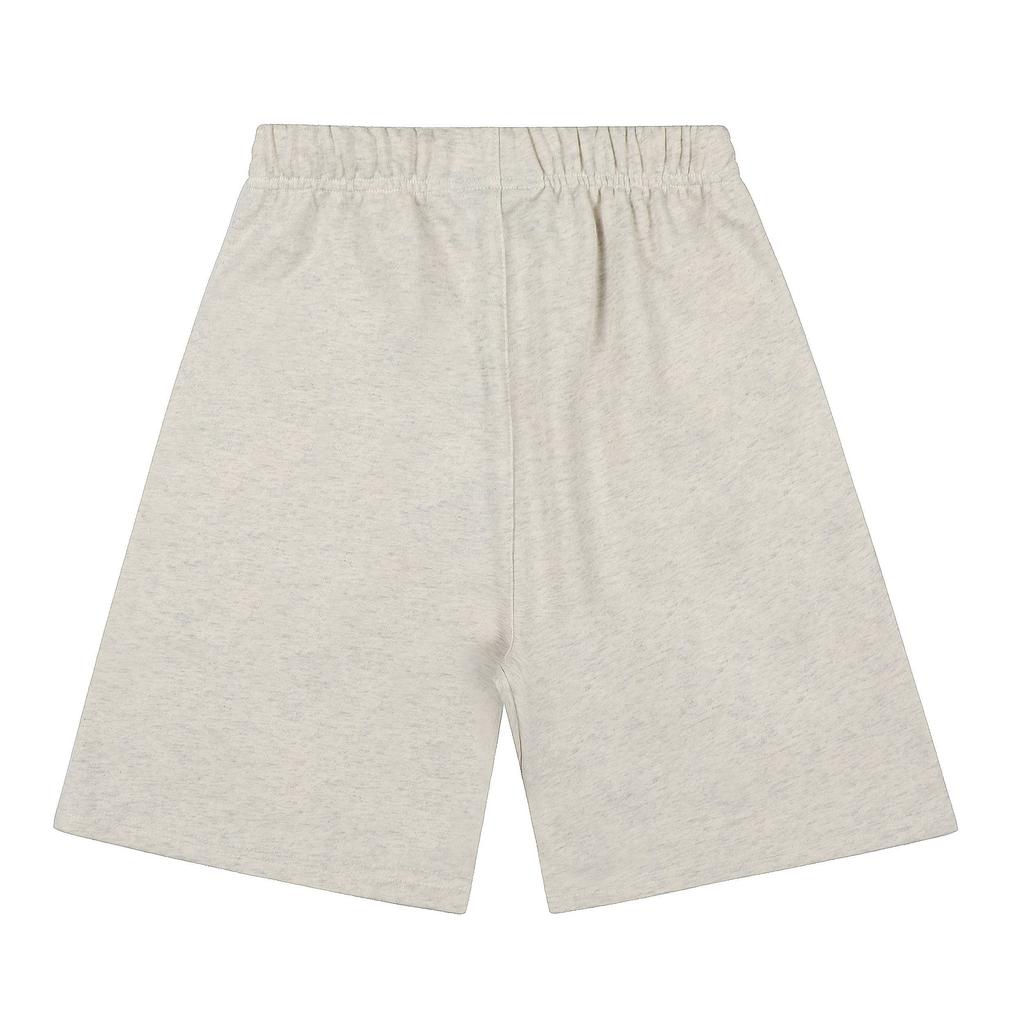 Fear of God Essentials Roter Buchstabenaufdruck Schweißshorts Unisex Locker Baumwolle Kordelzug Elastische Taille Lässige Sportshorts