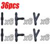 18/36PCS Windscreen Washer Joiner Pipe Connector T Piece Straight 3 Way Y Piece Air Fuel Water Petrol Wiper Washer Nozzle Hose Fuel System Fittings7