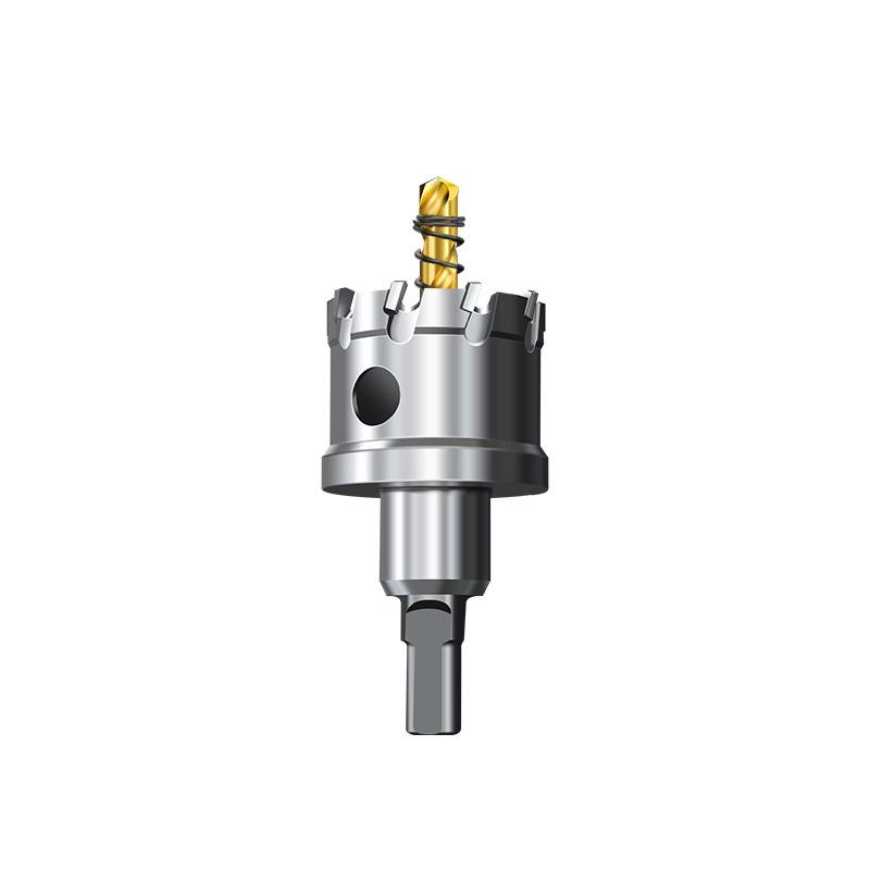 Stainless Steel Alloy Hole Saw for Quick Drilling and Metal/Woodworking Punching