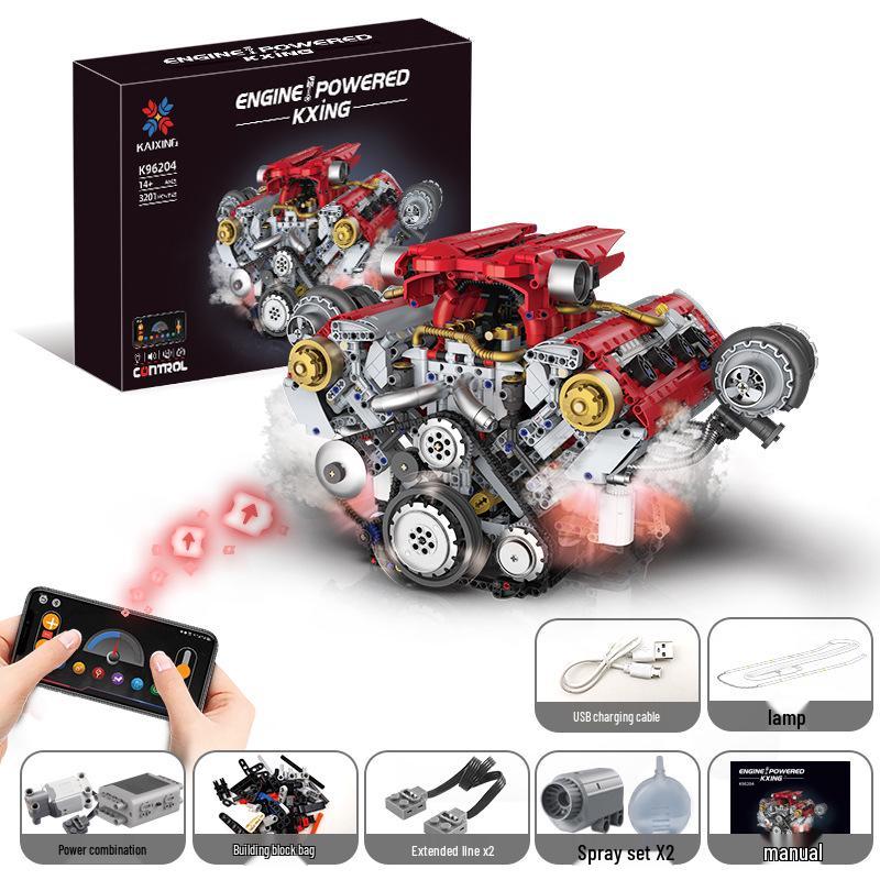 Five-in-One Programmable Wall-E Robot: Assembly Building Blocks, Electric Science Education, Remote Control, Compatible with Lego