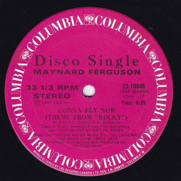 

12inch Record MAYNARD FERGUSON Gonna Fly Now Theme From Rocky 2310546 Columbia 1977 Canada SoulFunk Used