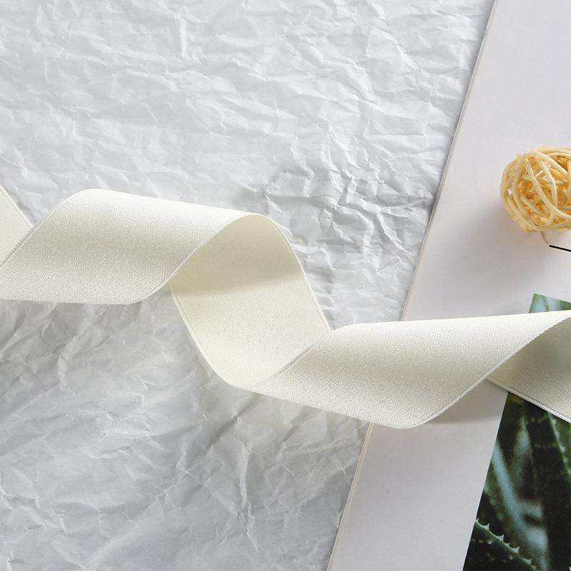 Double-Sided Matte Webbing Thickened Polyester-Cotton Jewelry Trophy Decorative Accessories Bow Colored Ribbon