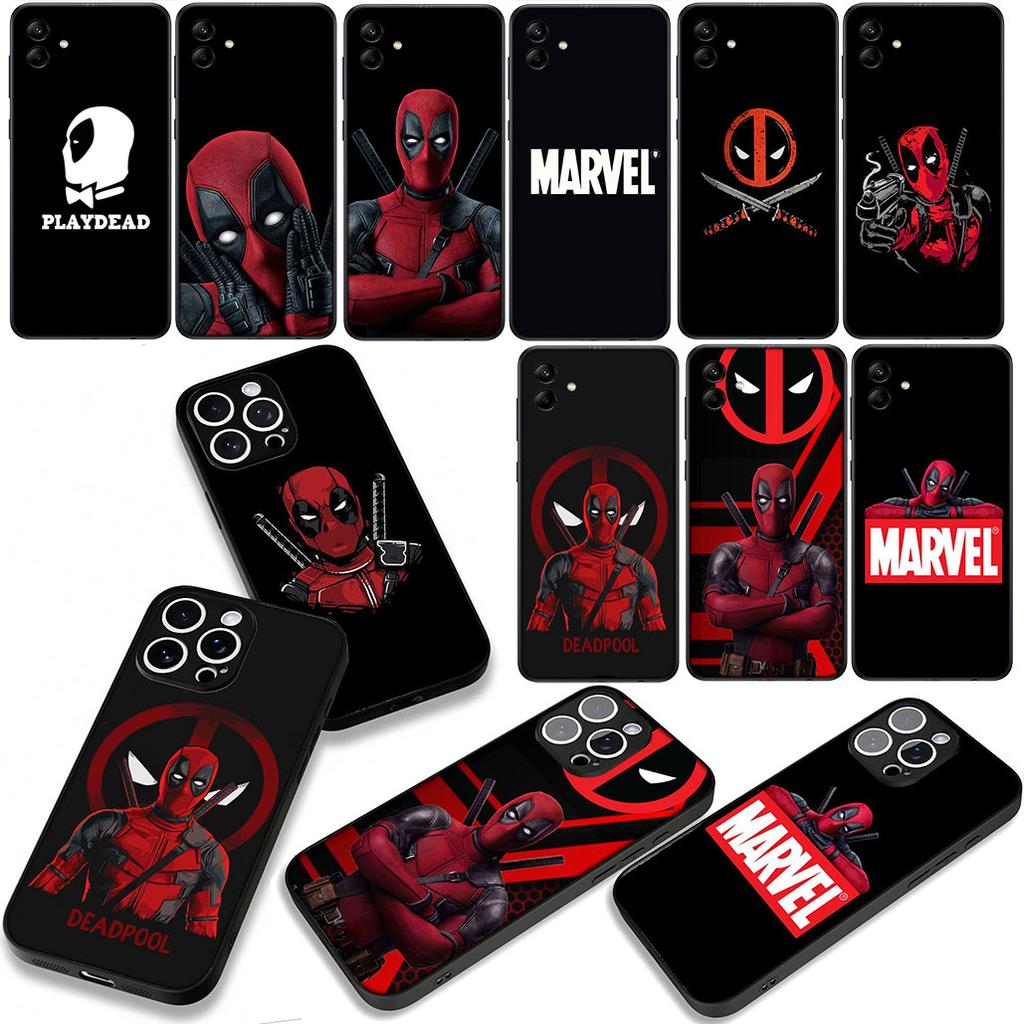 Phone Cover for Apple iPhone 17 16 11 Pro XS Max 16E 6 7 8 Plus SE 2022 X XR 6S Air Case Super hero Marvel Deadpool Superhero