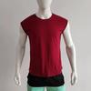 Men Summer T-shirt Sleeveless Solid Color Pullover Comfortable Breathable Daily Wear Casual Round Neck Men Summer Vest Men Clothes