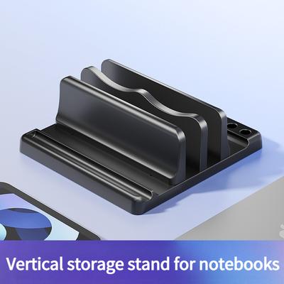1PC Laptop Vertical Stand Suitable for MacBook Vertical Storage Rack iPad Tablet Shelf Base