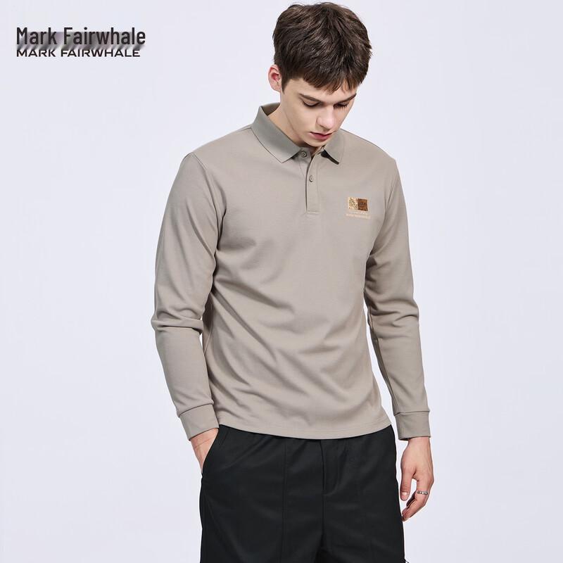 Mark Fairwhale Men s Commuter Heavyweight Long Sleeve Polo Shirt 180/XL