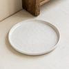 Steak Plate Simple Style Ceramic Plate Household Restaurant Round Vegetable Plate Tableware Plate Large Plate Pasta Plate