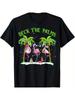 [Fast Arrival] Deck the Palms Flamingo Tropical Christmas Lights Palm Tree T-Shirt for Men Women, Unsex Soft Fabric, Bre