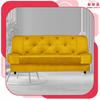 Kanapa sofa Sara Karo rozkładana wersalka spania bonell łóżko Family meble