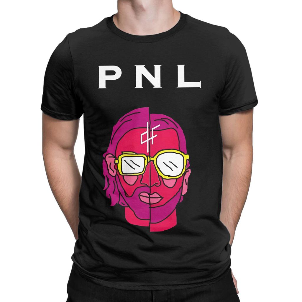 Printed PNL French Band  T Shirt for Men Women Le Monde Chico Album  Pure Cotton Tee Shirt Short Sleeve Tops