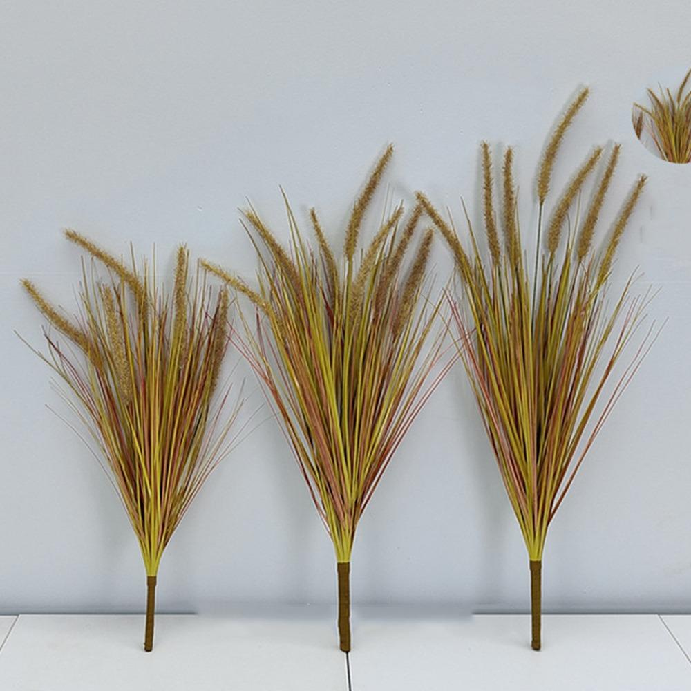 

Plastic Silk Onion Grass Large Fake Plants Artificial Pampas Bouquet Garden Outdoors Style 3