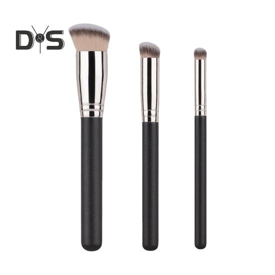 

2/3 шт. кисти для макияжа с мягкой щетиной, пушистая основа, свободная прессованная пудра, тени для век, крем для контура, кисточка для румян, женские инструменты для макияжа 3pcs