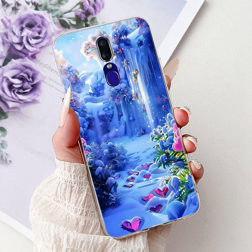 For Oppo F11 Case Clear Luxury Cute Cat Fashion Flower Funny Cool Painted Soft Back Cover For OppoF11 Phone Case CPH1913 CPH1911