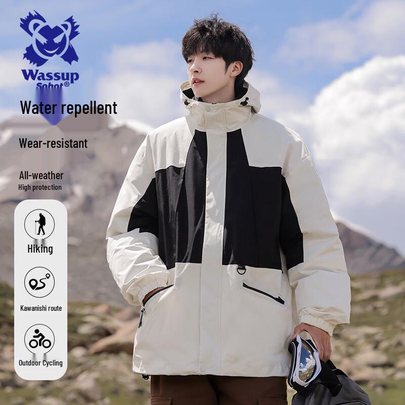 Wassup Sohot Men's 3-in-1 Outdoor Jacket