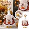 Thanksgiving Turkey Costume for - Fits 23 Inch Porch Statue, Outdoor Yard Decoration