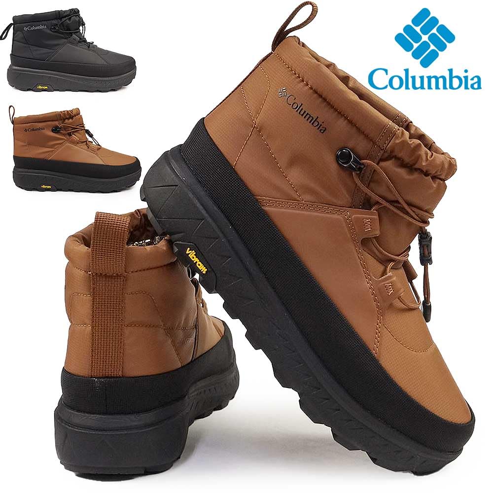 Columbia Yellowtail Shorty Arctic Grip Size YU7827 Boots, Waterproof, Omni-Heat Infinity, 27.0cm, Black,