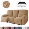 1 /3 Seater Water Repellent Polar Fleece Recliner Sofa Cover Elastic Relax Armchair Cover Stretch Lazy Boy Reclining Chair Cover